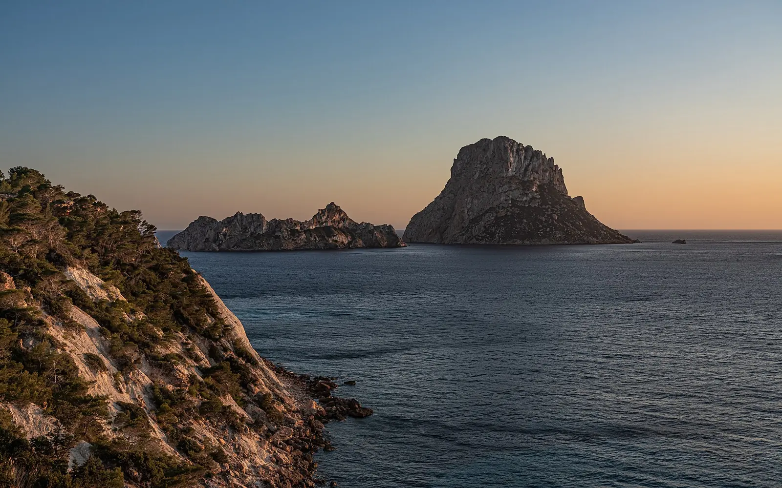 Sunset over Es Vedrà island, Ibiza
